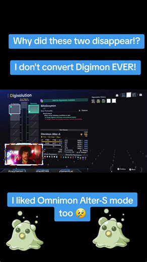 Digimon Time Stranger hiding my Digimon from me ? 🤨 well I'm sure on/ off will do the trick to fix that! Wow this game is not pulling punches in Mega plus difficulty! The platinum trophy will be so nice to have once we beat Chronomon DM... AGAIN I play on Playstation 5 for my playthoughs, but the game coming out on switch is pretty cool too since I played digimon Cybersleuth on Nintendo Switch! Did you buy the Pokémon games for $20? if you did good for you, they are fun games! Who has $250 some