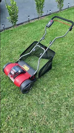 Ozito reel mower testing and performance