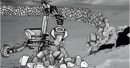 Wall-building robot eyed for blast shield construction on the Moon