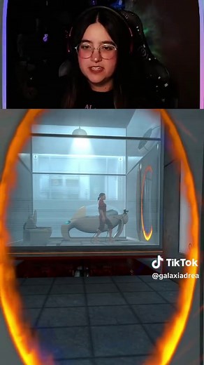 Chell Breaks the 4th Wall in Portal Gameplay