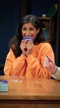 Knock knock! She slipped it in