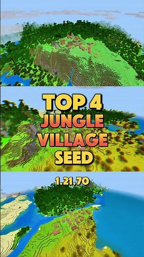 Best Jungle Village Seed For Minecraft 1.21 Bedrock And PE | Seed Minecraft 1.21.70