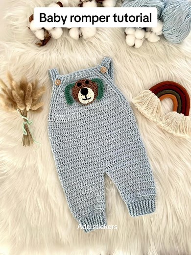 Baby Romper Crochet Tutorial for Beginners