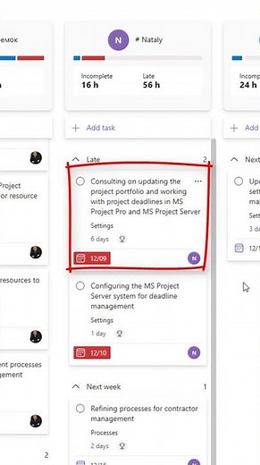 How to configure the “People” view in MS Planner?