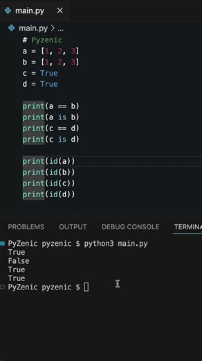 Python == vs is Explained under a minute(Most Beginners Get This Wrong!)