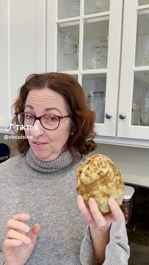 Celeriac may be ugly, but it’s delicious. Check out this French classic: Celeriac Remoulade. #celeriac #celeryroot #celeriacremoulade #frenchrecipes #seasonalcooking #seasonalrecipes