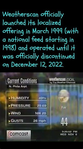 Weatherscan History #weatherscan #weather #nostalgia #fyp