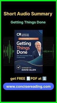 Stop Feeling Overwhelmed | Getting Things Done in 80 Seconds #GTD #Productivity #Focus