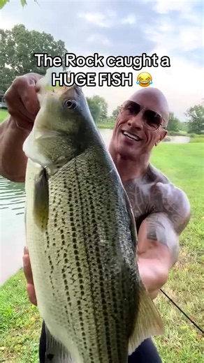 A man of many talents 😅 (via @The Rock) #fishing #wwe #celebrity | fishing