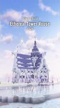 Minecraft Fantasy House Build | Ethereal Tower in Timelapse