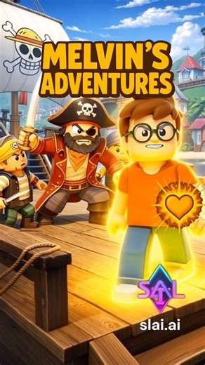 Melvin Uses His Devil Fruit Powers! | Melvin’s Adventures •Powered by (slai.ai) #ai #slai #aiverse