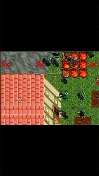 Epic Old Tibia 7.6 Battle on Arcania | Mass Battle | Classic Tibia | #tibia #tibiagame #tibiaglobal