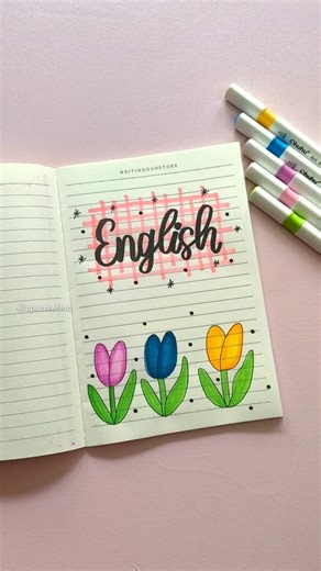 English Assignment Project Paper✨🌷| #shorts #youtubeshorts #frontpage