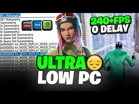 How I Got 240+ FPS in Fortnite on an Ultra Low-End PC! 🚀 (Boost FPS & Fix Lag)