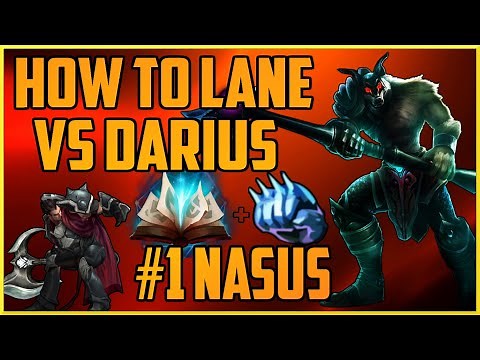 How to lane vs Darius - #1 Nasus EU - Full Gameplay