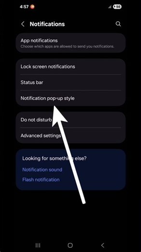 Customize Notification Pop-Ups on Samsung Phone | Full Settings Guide | #Shorts
