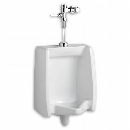 Washbrook® Urinal System with Manual Piston Flush Valve, 0.125 gpf/0.5