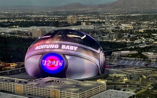 超震撼！！沉浸式体验U2乐队拉斯维加斯巨幕演唱会 (Oct 7, 2023) 4K