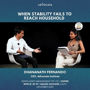When Stability Fails to Reach Household Economic indicators suggest recovery, yet daily life remains strained for many. When prices rise faster than incomes, stability feels distant, and expectations around growth and reform begin to fray. #srilanka🇱🇰 #economy #household #growth | Advocata Institute