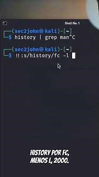 Bash Shell: Ejecutar comandos previos en history