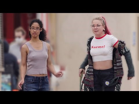 4k Beach Tour in California | Why do Girls Go Braless in California?