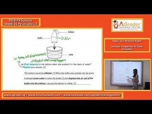 2018 - P4 Science - Week 25 - SA1 Revision Paper (Properties of State of Matter)