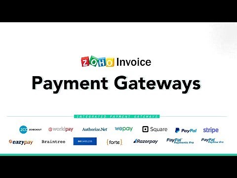 How to set up payment gateways in Zoho Invoice