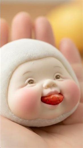 mochi 🍡 face eating