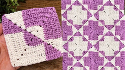 Modern Granny Square Blanket Pattern (PDF Digital Download) - Etsy
