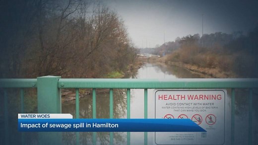 How a massive sewage spill is impacting Hamilton