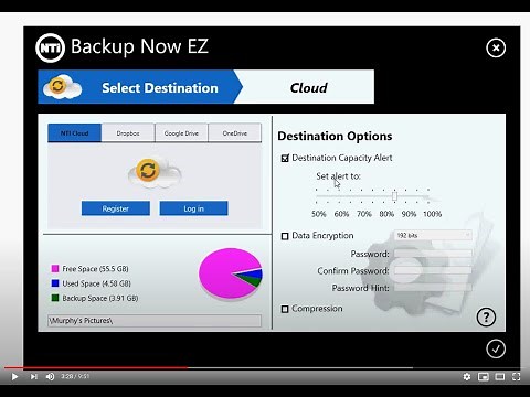 NTI Backup Now EZ - Cloud Demo Part 2 of 5