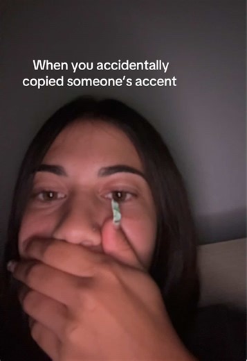 Accidentally Mimicking Someone's Accent
