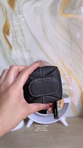 Leather Square Button Coin Purse! #leathersquarebuttoncoinpurse #fyp #viralpost #highlights #trending