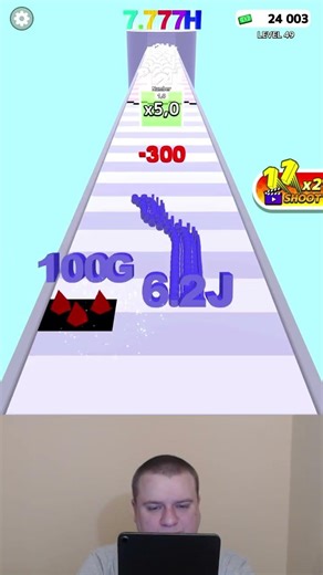 Number Merge Run : Shooting ❗Level 49❗#shorts #games #NumberMergeRun