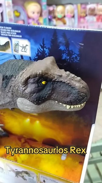 El Tyrannosaurus Rex (T.rex) es uno de los dinosaurios más icónicos del Mundo Jurásico. Algunas de las marcas que fabrican estos juguetes incluyen Mattel #tyrannosaurus #tyrannosaurus #tyranosaurusrex #jurassicworld #jurassicpark #lajugueteriadeale #tiendaonlineperu