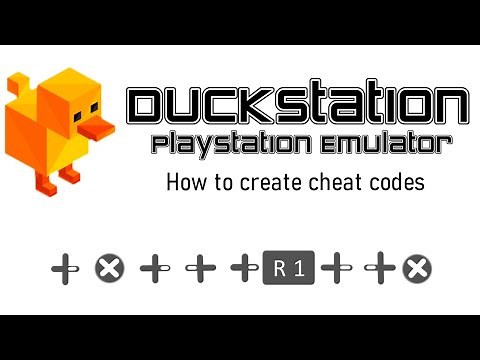 Create Cheats in duckstation