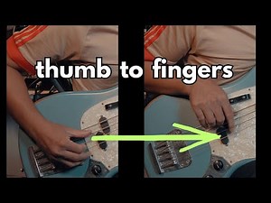 Palm Muting + Fingerstyle = Killer Bass Technique!