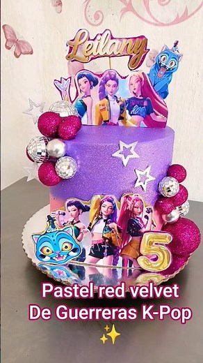 GUERRERAS K-POP ✨ torta de las guerreras K-Pop #cakes #cake #shorts #pastel