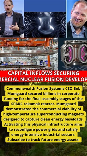 CAPITAL INFLOWS SECURING COMMERCIAL NUCLEAR FUSION DEVELOPMENT