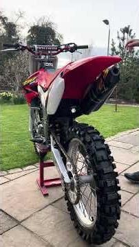 2003 Honda CRF 450 r. What a sound! Mint condition #dirtbike #motocross #4stroke