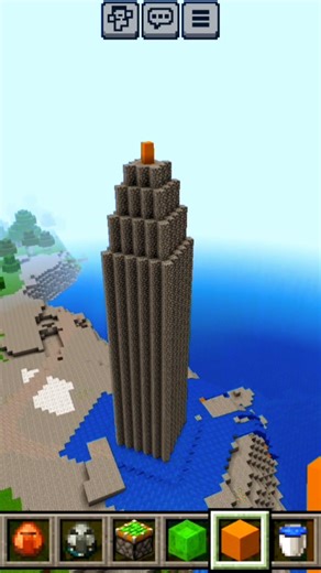 #😱how to build Lava Tower in mincraft