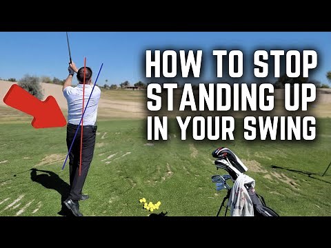 How to Stop Standing up in Your Golf Swing