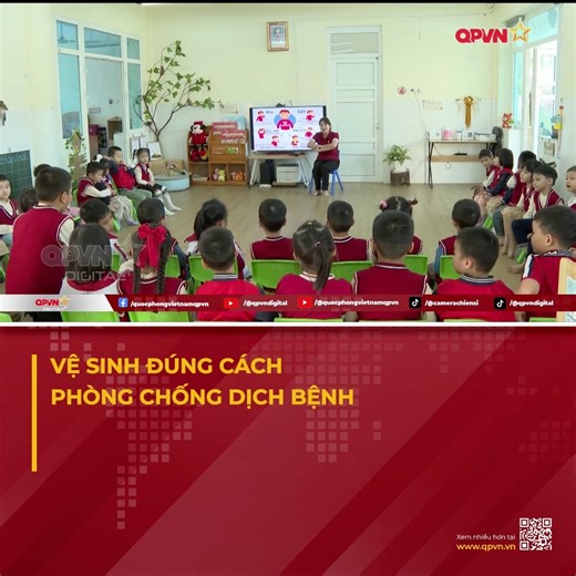 4.1K views · 80 reactions | VỆ SINH ĐÚNG CÁCH PHÒNG CHỐNG DỊCH BỆNH ️Trong bối cảnh dịch bệnh truyền nhiễm luôn tiềm ẩn, vệ sinh đúng cách chính là “lá chắn” bảo vệ sức khỏe cộng đồng. Từ mỗi gia đình, khu dân cư đến trường học, những hành động nhỏ hằng ngày góp phần ngăn chặn dịch bệnh từ sớm, từ xa. #qpvn #qpvndigital | Truyền hình Quốc phòng Việt Nam - QPVN | Facebook
