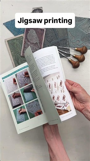Printing Birds and Wildlife in Linocut book