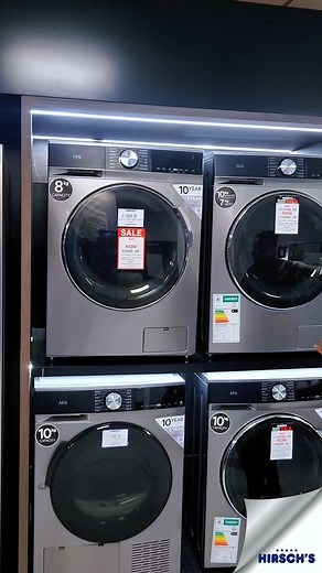 Take a tour of the AEG range at Hirsch’s! From cooking to cooling to laundry, AEG has something for every modern home. 📍Available in-store and online at Hirsch's - bit.ly/4ojx6Jt | Hirsch's Homestore