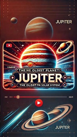 🌌 Jupiter: The Oldest Planet & Guardian of the Solar System 🌠 #Jupiter #SolarSystem #GreatRedSpot