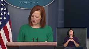 [THUMBNAIL: Press Secretary Jen Psaki looks down towards podium, ASL interpreter appears as a Picture-In-Picture (PIP) on bottom right corner] --- UPDATE: 1/26: Many of you have commented regarding the ASL interpreter yesterday. The White House had a different ASL interpreter today. While the NAD does not oversee or manage any of the interpreting for the White House, we encourage you to share your concerns to the Biden-Harris Admin at www.whitehouse.gov/contact. Today, the White House announced 