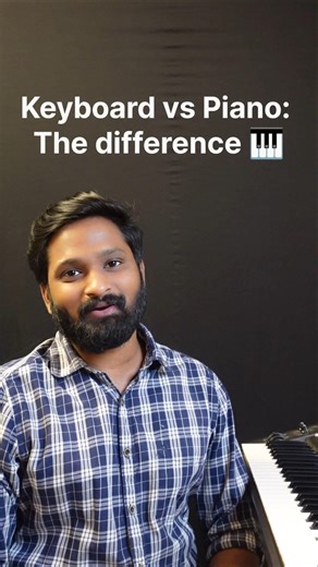 Piano vs keyboard! The difference?#piano #learnpiano