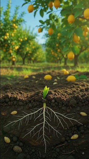 Amazing Lemon Life Cycle 🍋🌳 | Seed to Fruit Time Lapse