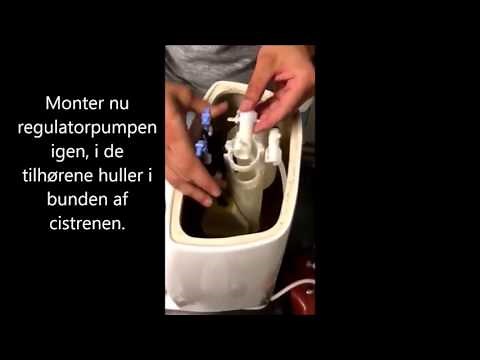 Hvordan man indstiller Ifö toilets skyl